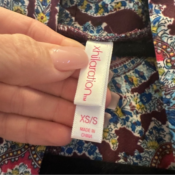 Xhilaration Paisley Print Open-Front Kimono XS/S Boho Lightweight Flowy Colorful - Picture 2 of 6